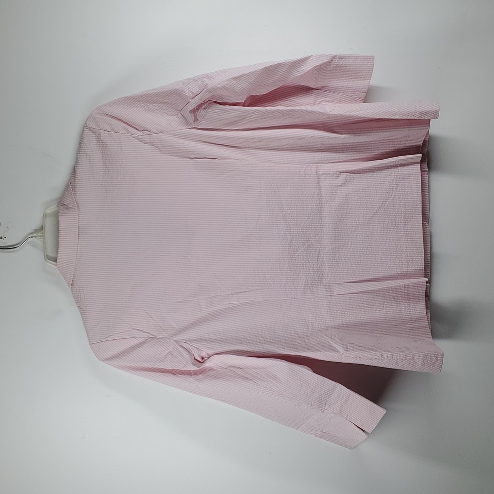 Lauren Ralph Lauren Pink Seersucker Blazer 2X Lightweight Jacket - Picture 8 of 11